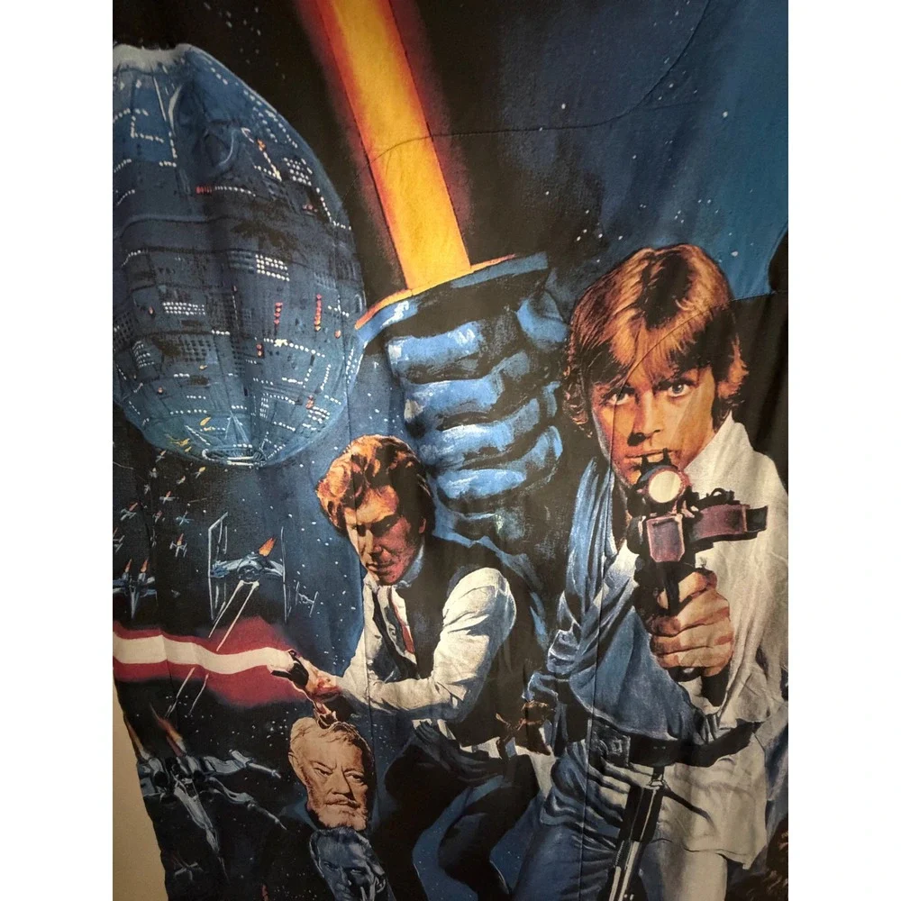 Star Wars A New Hope Tom Chantrell Poster Art Reversible Comforter 72x83 Full